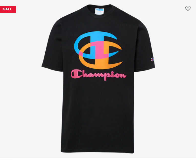 Champion男子純棉T恤，原價$30，現特價$15.99（約111元）