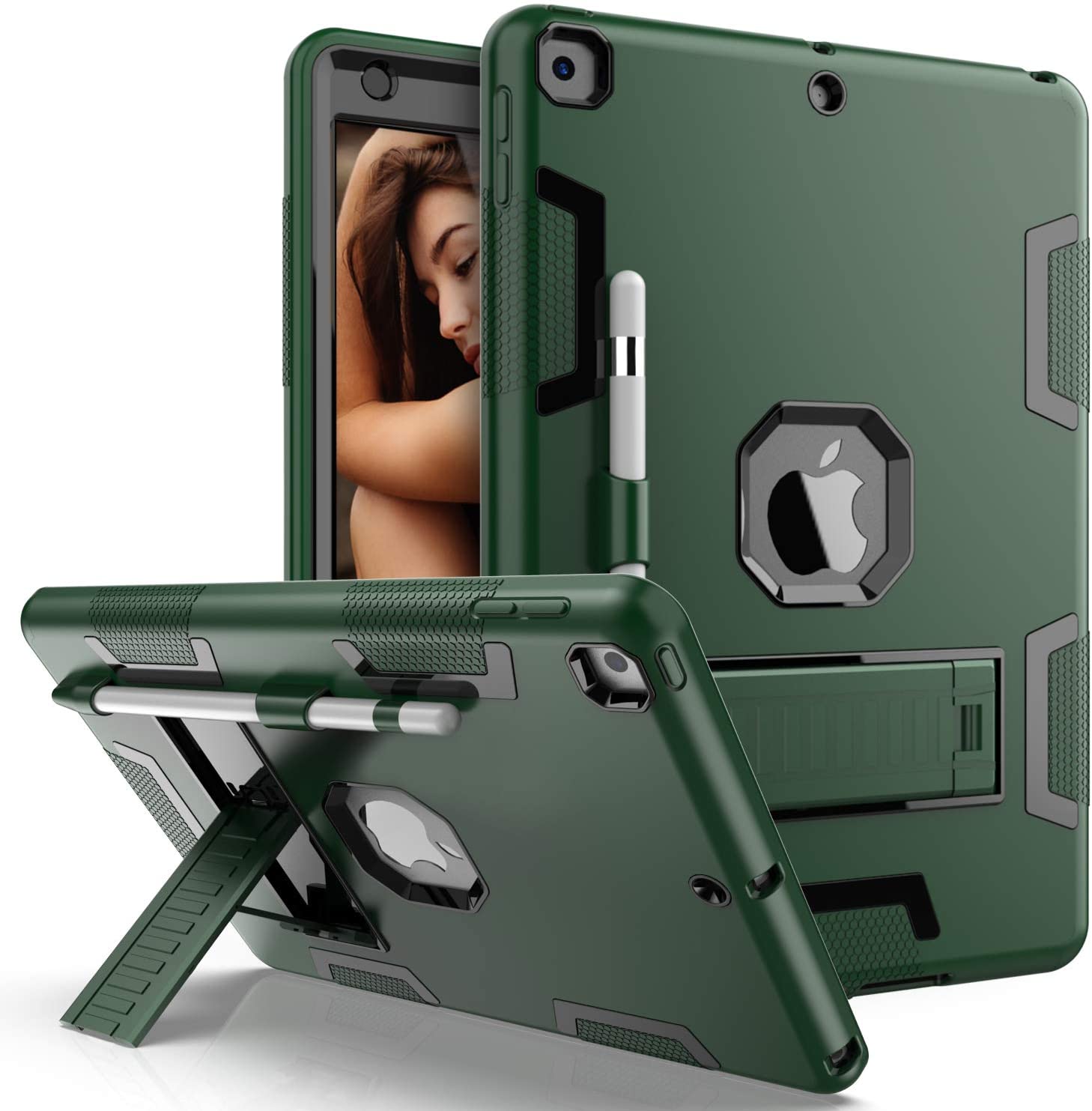 PBRO iPad第七代保護套防震三層防刮保護殼 $15.99