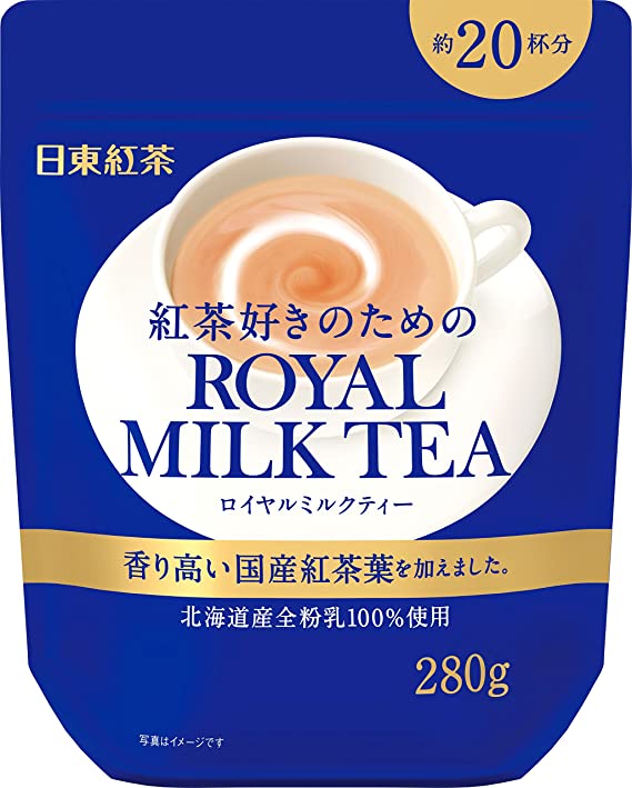 日東紅茶 皇家奶茶 280g*4袋降至1599日元（約￥104）