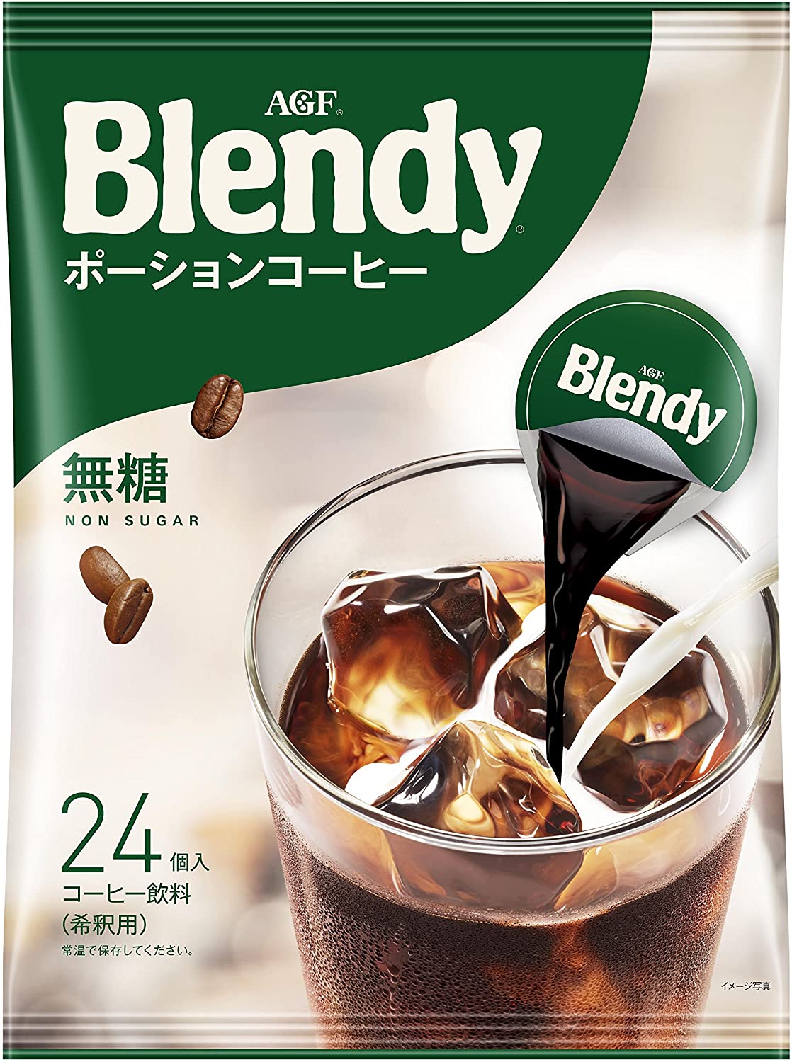 AGF Blendy無糖咖啡 24枚入-JPY￥748