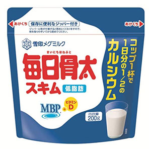 雪印 每日骨太低脂高鈣配方MBP 學生/成人奶粉 200g補貨371日元+4積分