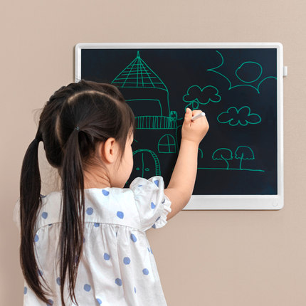 小米液晶小黑板家用辦公手寫板兒童彩色塗鴉繪畫板電子畫畫寫字板【在售價】118.80 元