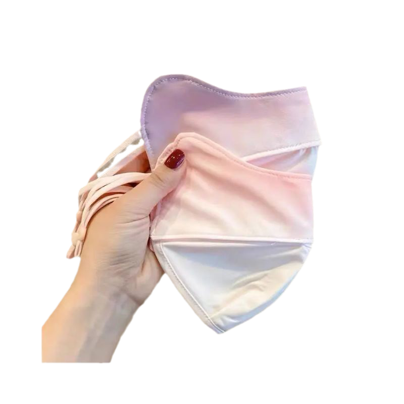 冰絲防曬口罩女護眼角防紫外線透氣面罩3d遮臉可水洗高顏值遮陽【到手價】4.50元